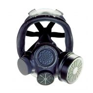 MSA 813859 Advantage 1000 Riot Control Gas Mask, Medium, Black