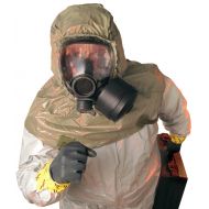 MSA 10051287 Millennium Riot Control Gas Mask, Medium, Clear