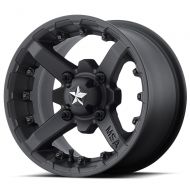 MSA OFFROAD WHEELS M23 BATTLE Flat Black Wheel with Painted and Chromium (hexavalent compounds) (14 x 7. inches /4 x 112 mm, 10 mm Offset)