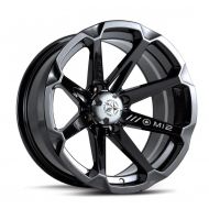 MSA Offroad MSA Diesel 14x7 Black Wheel / Rim 4x156 with a 10mm Offset and a 132.00 Hub Bore. Partnumber M12-04756