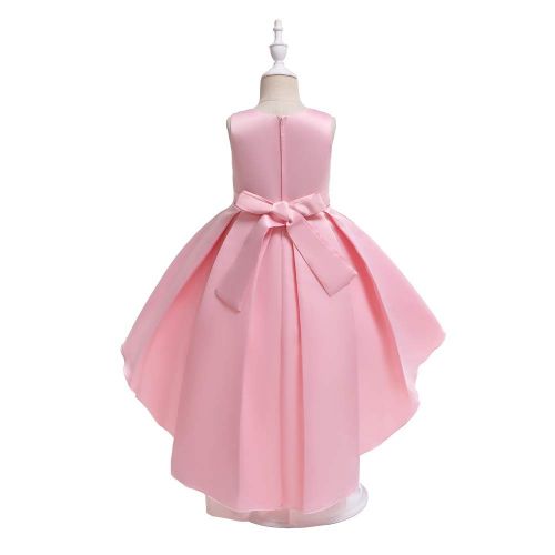  MSFENG Flower Big Little Girls Formal Party Dress Kids Wedding Bridesmaid Pageant Birthday Toddler Princess Holiday Dresses