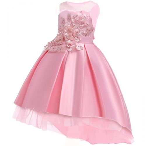  MSFENG Flower Big Little Girls Formal Party Dress Kids Wedding Bridesmaid Pageant Birthday Toddler Princess Holiday Dresses