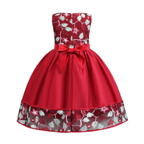  MSFENG Flower Big Little Girls Formal Party Dress Kids Wedding Bridesmaid Pageant Birthday Toddler Princess Dresses