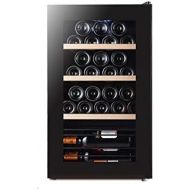 MSG ZY 32 Flaschen Weinkuehler,LED-Touchscreen-Weinkeller, freistehender Weinkuehlschrank, Zigarrenschrank, Feuchtigkeitsspender mit konstanter Temperatur von 360 ° - Mute-Weinkuehle