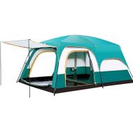 MSG ZY Large Tent 8-12 Person-Camping-Tents, Waterproof Windproof Dome Family Camping Tent, Divided Curtain for Separated Room, 3 Sizes,for All Seasons