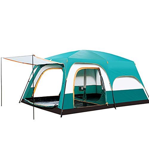  MSG ZY Large Tent 8-12 Person-Camping-Tents, Waterproof Windproof Dome Family Camping Tent, Divided Curtain for Separated Room, 3 Sizes,for All Seasons