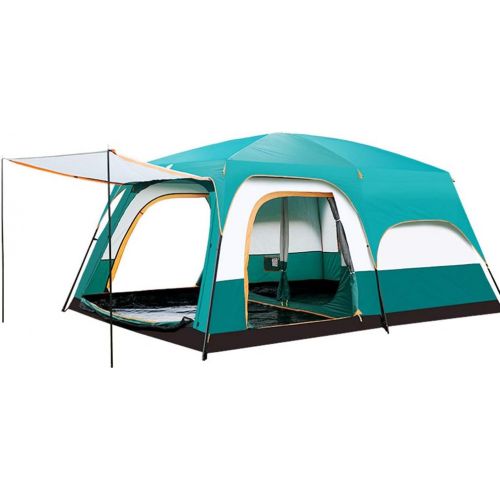  MSG ZY Large Tent 8-12 Person-Camping-Tents, Waterproof Windproof Dome Family Camping Tent, Divided Curtain for Separated Room, 3 Sizes,for All Seasons