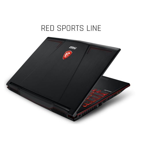  MSI GP63 Leopard-077 15.6 Performance Gaming Laptop i7-8750H (6 cores), NVIDIA GeForce GTX 1060 6G, 256GB SSD + 1TB HDD, 16GB RAM, WIN 10, VR READY, RGB KB, GP63LEOPARD077