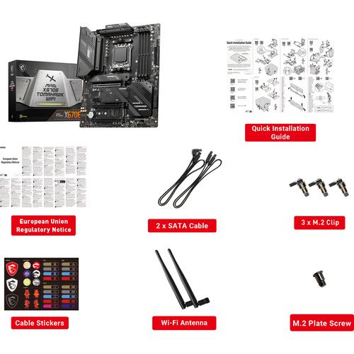  MSI MAG X670E TOMAHAWK WIFI AM5 ATX Motherboard