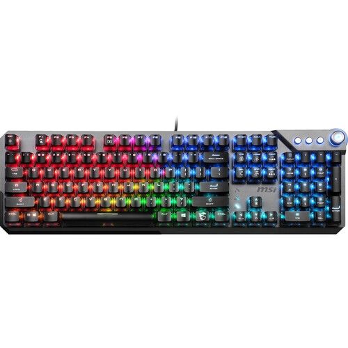  MSI Vigor GK71 Sonic Backlit Mechanical Keyboard (MSI Sonic Blue Switches)