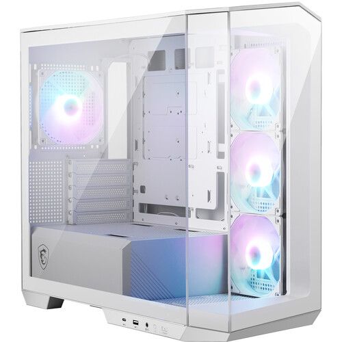  MSI MAG PANO M100R PZ Mid-Tower Computer Case (White)