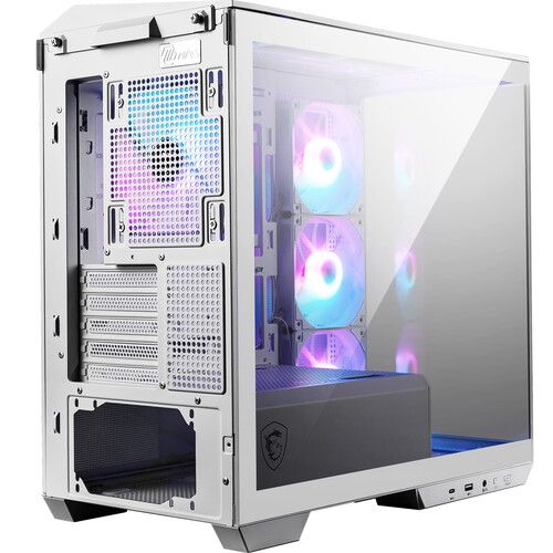  MSI MAG PANO M100R PZ Mid-Tower Computer Case (White)