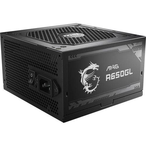  MSI MAG A650GL 650W 80 Plus Modular Power Supply