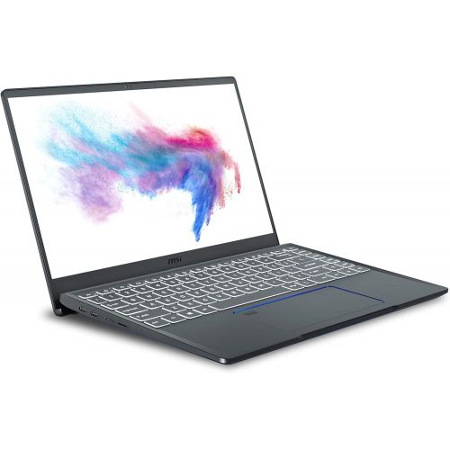  MSI Prestige 14 A10SC 229 14 UHD 4K Ultra Thin and Light Professional Laptop Intel Core i7 10510U GTX1650 MAX Q 16GB DDR4 512GB NVMe SSD Win10Pro TB3, Carbon Grey