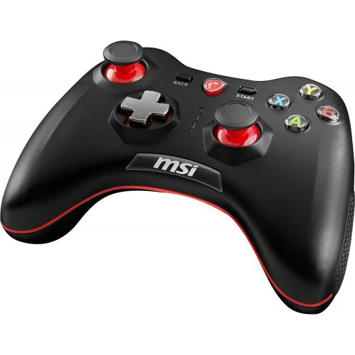  [아마존베스트]MSI Force GC30 Wireless/Wired Game Controller with Changeable D Pads USB 2 m Cable Supports PC PS3 Android