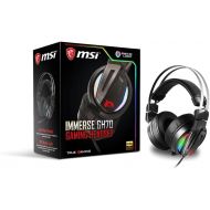 MSI Gaming RGB Stainless Steel Headband 7.1 Surround Sound Smart Audio Controller Headset (Immerse GH70 Gaming Headset)