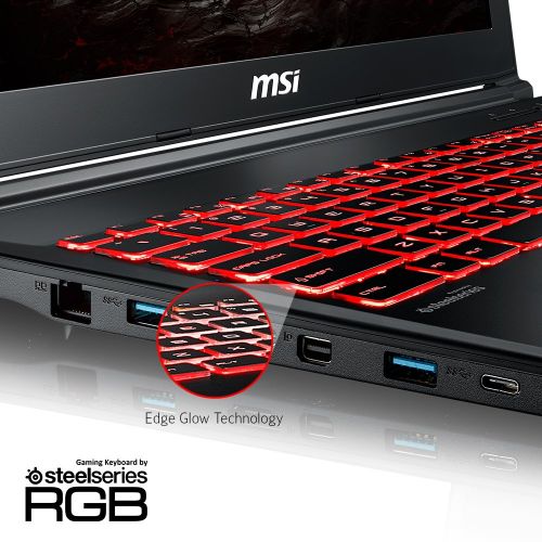  MSI GL62M 7RDX-1096 15.6 Full HD Thin and Light Performance Gaming Laptop i7-7700HQ, GeForce GTX 1050 2G Graphics, 16GB DRAM, 1TB Hard Drive Win10 SteelSeries White Backlit Keyboar