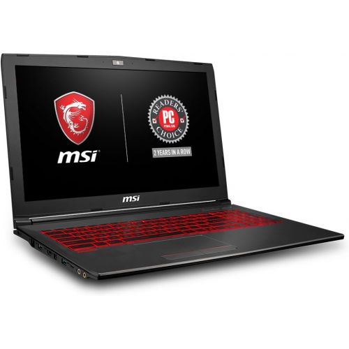  MSI GV62 8RD-034 15.6 Thin and Light Gaming Laptop, GeForce GTX 1050Ti 4G, Intel i7-8750H (6 Cores), 8GB DDR4, 128GB SSD + 1TB, Windows 10 64 bit, Steelseries Red Backlit Keys