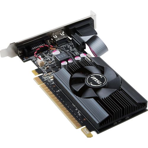  MSI Gaming GeForce GT 710 2GB GDRR3 64-bit HDCP Support DirectX 12 OpenGL 4.5 Single Fan Low Profile Graphics Card (GT 710 2GD3 LP)