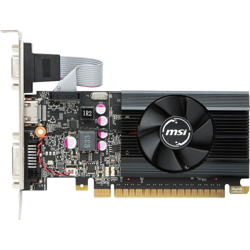  MSI Gaming GeForce GT 710 2GB GDRR3 64-bit HDCP Support DirectX 12 OpenGL 4.5 Single Fan Low Profile Graphics Card (GT 710 2GD3 LP)