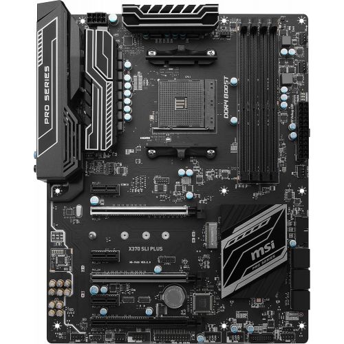  MSI Gaming AMD Ryzen X370 DDR4 VR Ready HDMI USB 3 SLI CFX ATX Motherboard (X370 GAMING PRO CARBON)