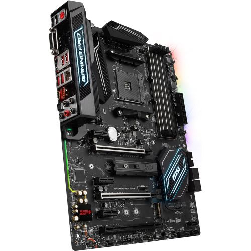  MSI Gaming AMD Ryzen X370 DDR4 VR Ready HDMI USB 3 SLI CFX ATX Motherboard (X370 GAMING PRO CARBON)