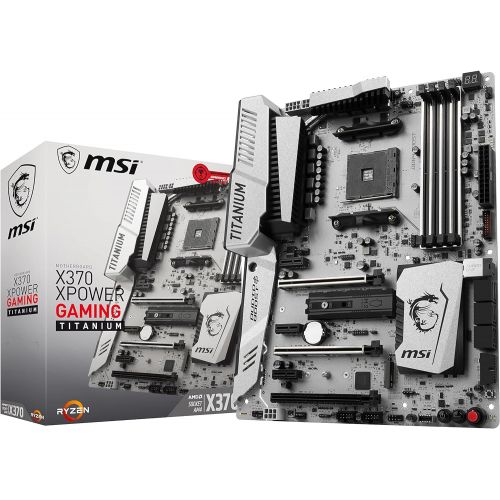  MSI Gaming AMD Ryzen X370 DDR4 VR Ready HDMI USB 3 SLI CFX ATX Motherboard (X370 GAMING PRO CARBON)