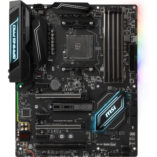  MSI Gaming AMD Ryzen X370 DDR4 VR Ready HDMI USB 3 SLI CFX ATX Motherboard (X370 GAMING PRO CARBON)