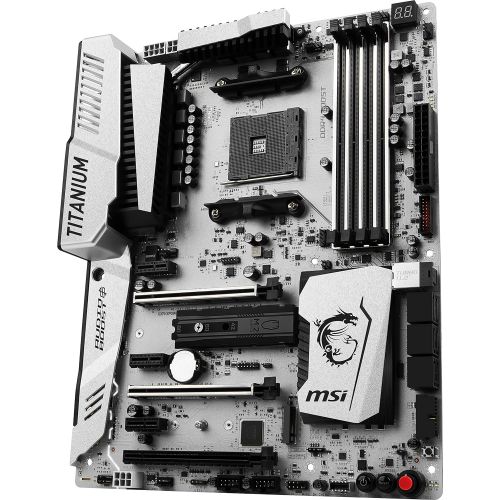  MSI Gaming AMD Ryzen X370 DDR4 VR Ready HDMI USB 3 SLI CFX ATX Motherboard (X370 GAMING PRO CARBON)