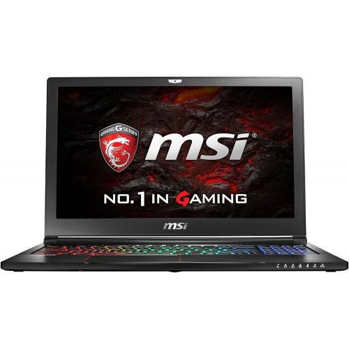  MSI VR Ready GS63VR Stealth Pro 4K-021 15.6 4K Display Slim and Light Gaming Laptop GTX 1060 i7-6700HQ 16GB 512GB M.2 SATA + 1TB Windows 10