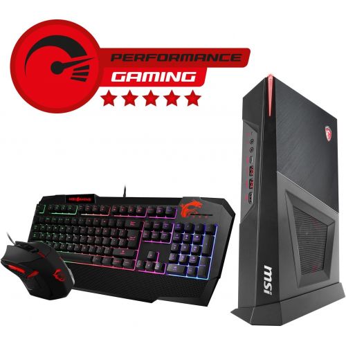  MSI Trident 3 VR7RC Gaming Desktop - 7th Gen Intel Core i7-7700 Quad-Core Processor up to 4.20 GHz, 16GB Memory, 256GB SSD + 1TB Hard Drive, 3GB Nvidia GeForce GTX 1060, Windows 10