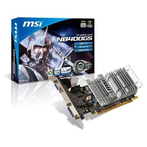  MSI GeForce 8400 GS 1 GB 64-bit DDR3 PCI Express 2.0 x16 HDCP Ready Low Profile Video Card N8400GS-D1GD3HLP