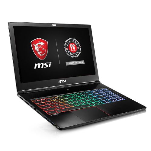  MSI GS63VR Stealth PRO-078 15.6 120Hz 3ms Ultra Thin and Light Gaming Laptop i7-7700HQ GTX 1070 8G 16GB 256GB SSD + 1TB, Aluminum Black