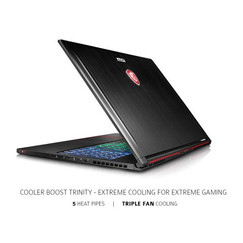  MSI GS63VR Stealth PRO-078 15.6 120Hz 3ms Ultra Thin and Light Gaming Laptop i7-7700HQ GTX 1070 8G 16GB 256GB SSD + 1TB, Aluminum Black