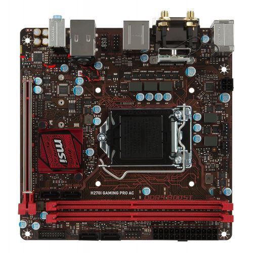  MSI Gaming Intel H270 DDR4 HDMI USB 3 mini-ITX Motherboard (H270I GAMING PRO AC)