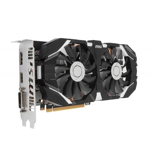  MSI GAMING GeForce GTX 1060 6GB GDRR5 192-bit HDCP Support DirectX 12 Dual Fan VR Ready OC Graphics Card (GTX 1060 6GT OC)