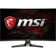 MSI Full HD Gaming Red LED Non-Glare Super Narrow Bezel 1ms 2560 x 1440 144Hz Refresh Rate 2K Resolution FreeSync 27” Curved Gaming Monitor (Optix MAG27CQ)