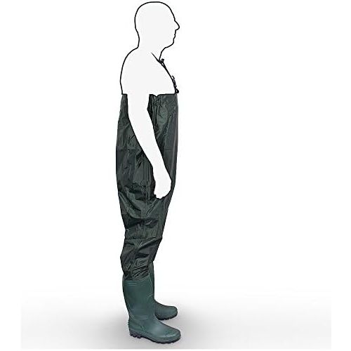  [아마존베스트]MS-Point Waders Fishing Trousers Watts Fish Pond Rubber PVC Nylon Size 40-47