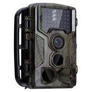 MSQL Game Camera Wildlife Hunting Camera, 1080P 120°PIR Sensor 2.4 Inch TFTLCD Display IP66 Waterproof, Night Vision up to 65ft, for Hunting and Home Security