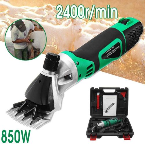  MSQL 850W Electric Sheep Alpaca Goats Shears, Portable Sheep Clippers with 6 Speed, 2400r/min, 4 Teeth + 13 Teeth, Farm Pet Supplies