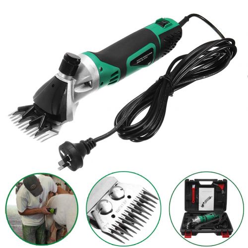  MSQL 850W Electric Sheep Alpaca Goats Shears, Portable Sheep Clippers with 6 Speed, 2400r/min, 4 Teeth + 13 Teeth, Farm Pet Supplies