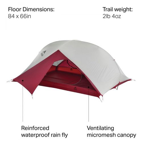 엠에스알 MSR Carbon Reflex 3 Tent: 3-Person 3-Season