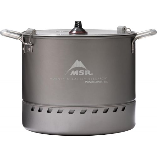 엠에스알 MSR WindBurner 4.5-Liter Camping Stock Pot with Strainer Lid