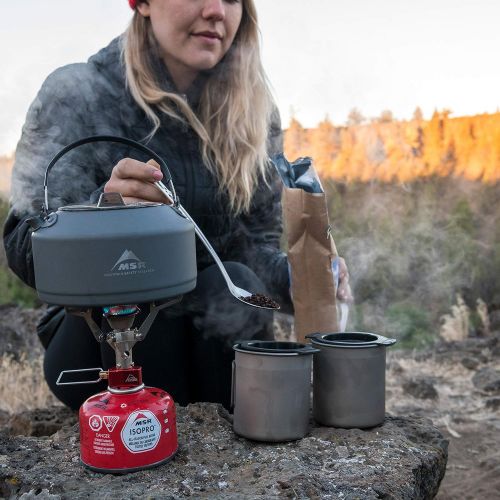 엠에스알 MSR Pika Ultralight Aluminum Teapot for Camping and Backpacking (1-Liter)