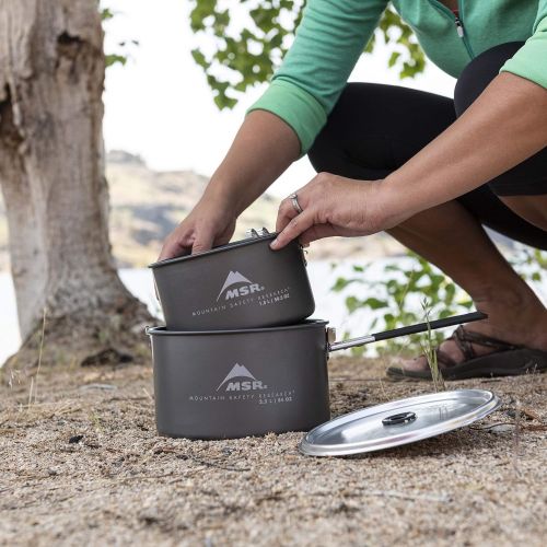 엠에스알 MSR Ceramic 2-Pot Backpacking Cook Set with Fusion Coating