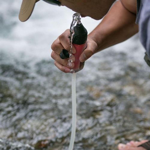 엠에스알 MSR TrailShot Pocket-Sized Water Filter for Hiking, Camping, Travel, and Emergency Preparedness