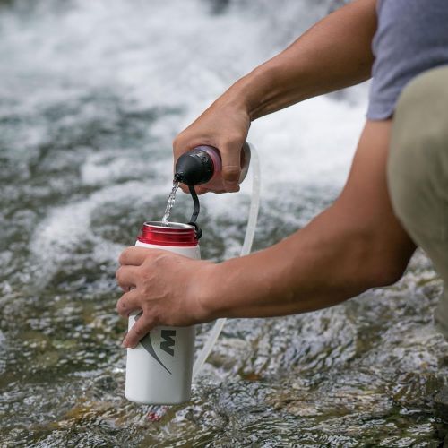 엠에스알 MSR TrailShot Pocket-Sized Water Filter for Hiking, Camping, Travel, and Emergency Preparedness