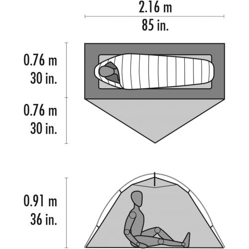 엠에스알 MSR Hubba NX 1-Person Lightweight Backpacking Tent