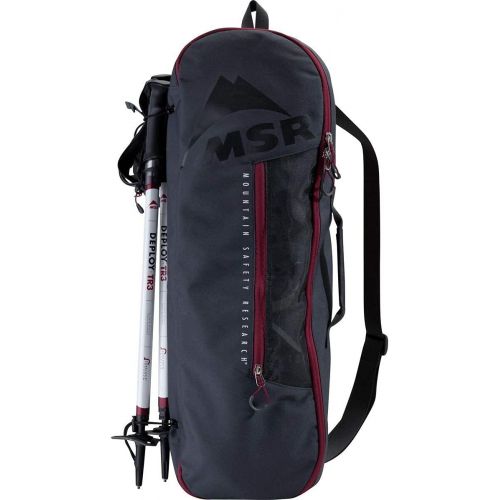 엠에스알 MSR Snowshoe Bag, Tote Bag for Carrying, Packing and Storing Snowshoes, Fits Snowshoes Up to 25 Inches, Black