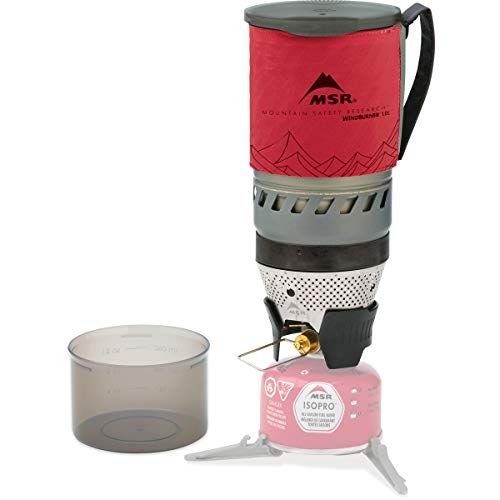 엠에스알 MSR WindBurner Personal Stove System for Fast Boiling Fuel Efficient Cooking for Backpacking, Solo Travelers, and Minimalist Trips